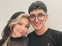 camgirl giving boyfriend blowjob ValeriaandTomas
